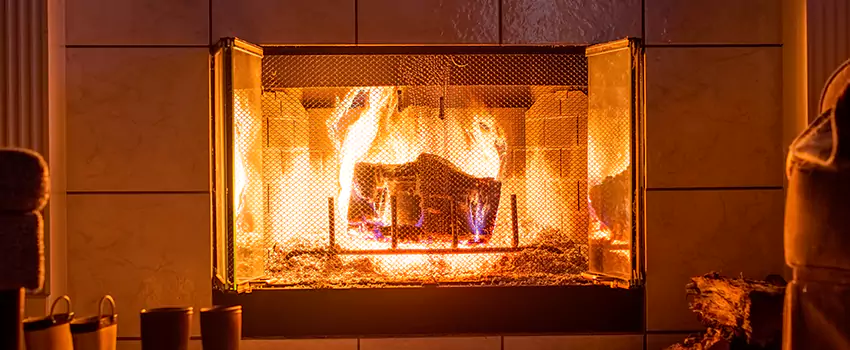 Mendota Hearth Landscape Fireplace Installation in Arcata, California